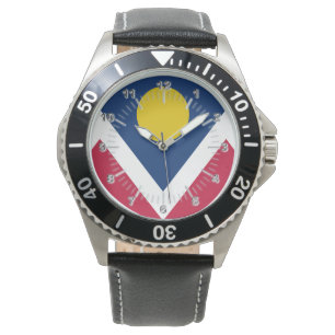 Denver (Colorado) Stadtflagge Watch Armbanduhr