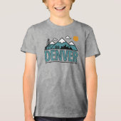 Denver Colorado Tri-Blend Shirt (Vorderseite)