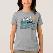Denver Colorado Tri-Blend Shirt (Vorderseite)