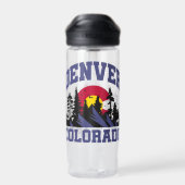 Denver, Colorado Trinkflasche (Rückseite)