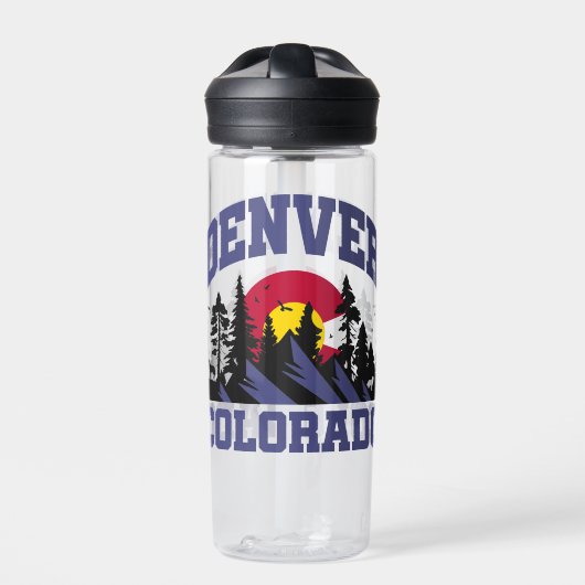 Denver, Colorado Trinkflasche (Vorderseite)