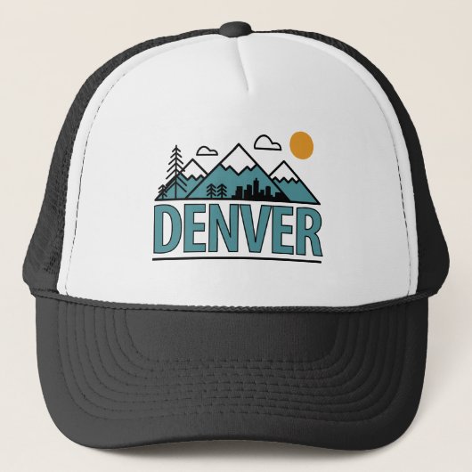 Denver Colorado Truckerkappe (Vorderseite)