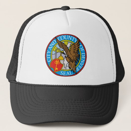 Denver Colorado Truckerkappe (Vorderseite)