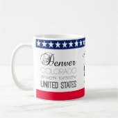 Denver, Colorado, Vereinigte Staaten, elegant Kaffeetasse (Links)