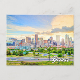 Denver, Colorado, Vereinigte Staaten Postkarte