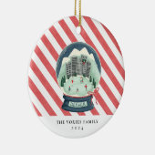 Denver Colorado Weihnachtsschneekuchen Ornament (Rechts)