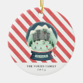 Denver Colorado Weihnachtsschneekuchen Ornament (Vorne)