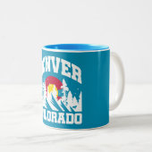 Denver, Colorado Zweifarbige Tasse (VorderseiteRechts)