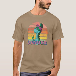 Denver der letzte Dinosaurier Funnyee Mädchen Fami T-Shirt