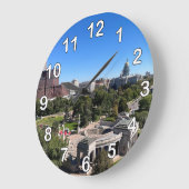 Denver Downtown Capitol Building Civic Park Große Wanduhr (Winkel)