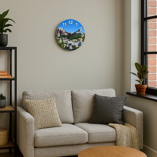 Denver Downtown Capitol Building Civic Park Große Wanduhr