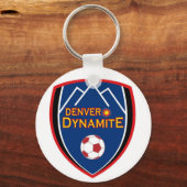 Denver Dynamite Logo Schlüsselanhänger (Vorderseite)