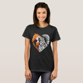 Denver Football Girl Heart Shirt Colorado Game Day (Vorne ganz)