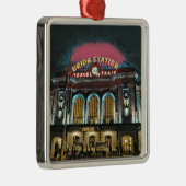 Denver-Gewerkschafts-Station Silbernes Ornament (Rechts)