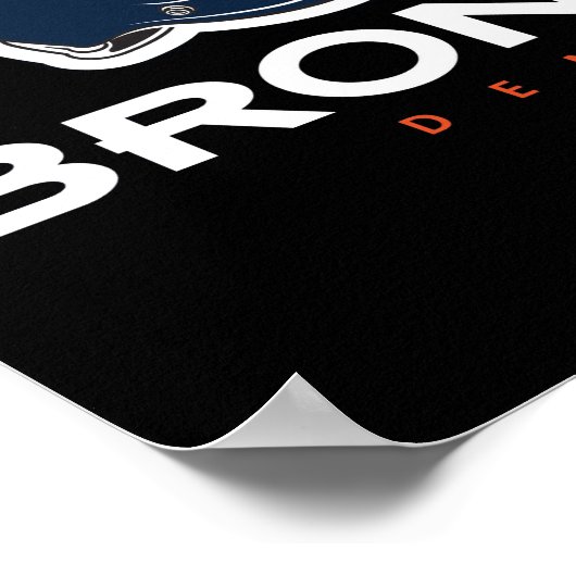 Denver Helmet Poster (Ecke)