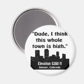 Denver High Town Magnet (Vorderseite/Rückseite)