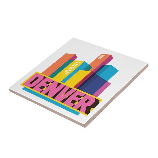 Denver im Entwurf Fliese (Seite)