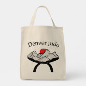 Denver Judo Leinwand Tote Bag Tragetasche (Rückseite)