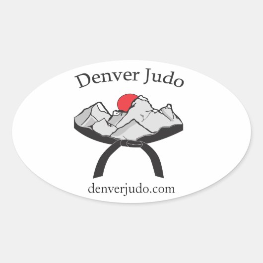 Denver Judo Window Sticker (Vorderseite)