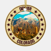 Denver Keramik Ornament (Vorne)