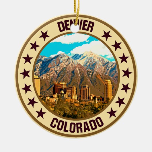 Denver Keramik Ornament (Vorne)