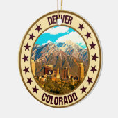 Denver Keramik Ornament (Links)