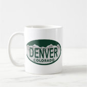 Denver-Lizenzoval Kaffeetasse (Links)