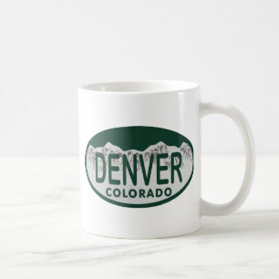 Denver-Lizenzoval Kaffeetasse