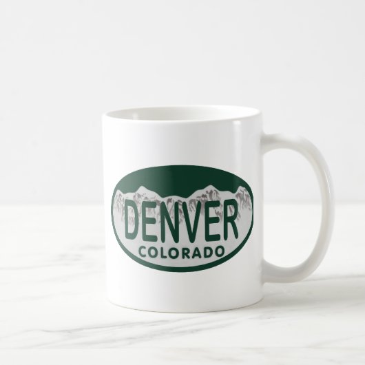 Denver-Lizenzoval Kaffeetasse (Rechts)