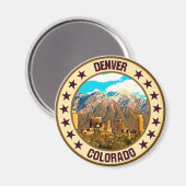 Denver Magnet (Vorderseite/Rückseite)
