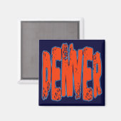 DENVER MAGNET (Vorderseite/Rückseite)