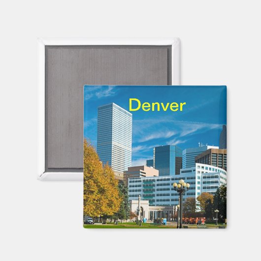 Denver-Magnet Magnet (Vorderseite/Rückseite)