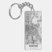 Denver Map Schlüsselanhänger (Vorderseite links)