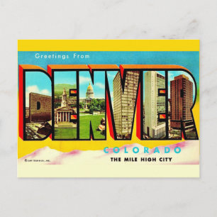 Denver Mile High City Postkarte