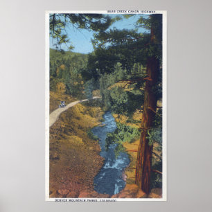 Denver Mountain Park, CO - Bären Creek Canyon Poster