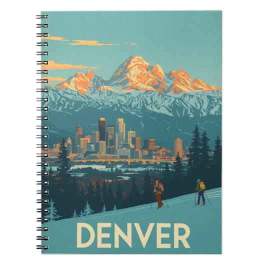 Denver Mountain Travel Notizblock (Vorderseite)