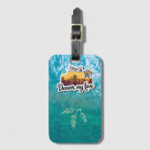 Denver My Love: Smart Luggage Alarm Tag Gepäckanhänger (Vorderseite Vertikal)