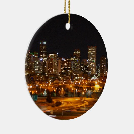 Denver nachts keramik ornament (Rechts)