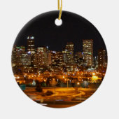 Denver nachts keramik ornament (Vorne)