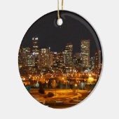 Denver nachts keramik ornament (Links)