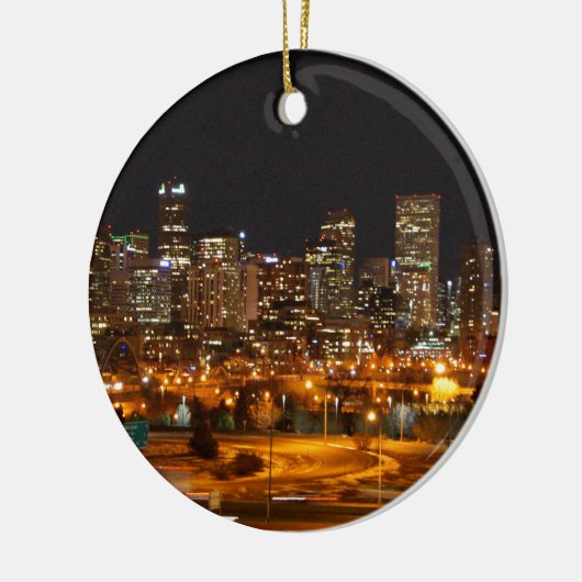 Denver nachts keramik ornament (Links)