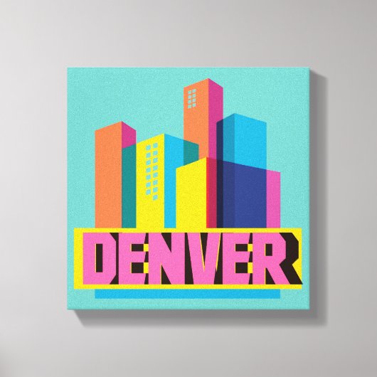 Denver of Design Leinwanddruck (Vorderseite)