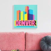 Denver of Design Leinwanddruck (Insitu (Wohnzimmer))