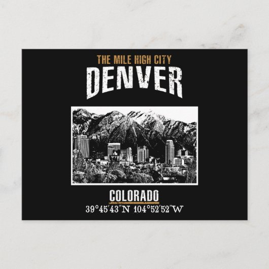 Denver Postkarte (Vorderseite)