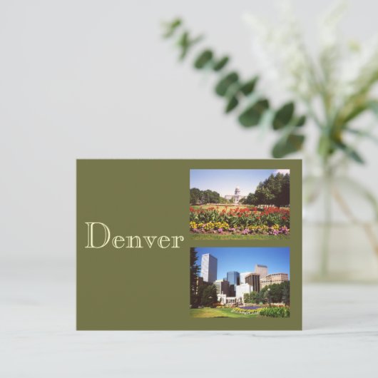 Denver Postkarte (Stehend Vorderseite)
