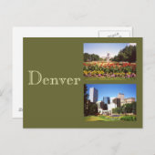 Denver Postkarte (Vorne/Hinten)