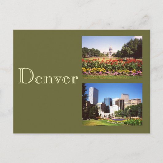 Denver Postkarte (Vorderseite)