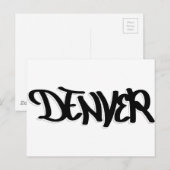 Denver Postkarte (Vorne/Hinten)