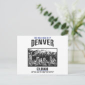 Denver Postkarte (Stehend Vorderseite)