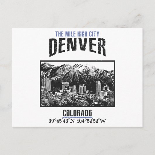 Denver Postkarte (Vorderseite)